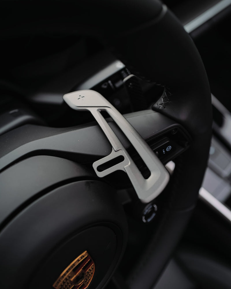 Porsche - GT3 RS Weissach Package Style Aluminum Paddles For JQ Werks Madtrace® Clubsport Magnetic Paddle Shifters