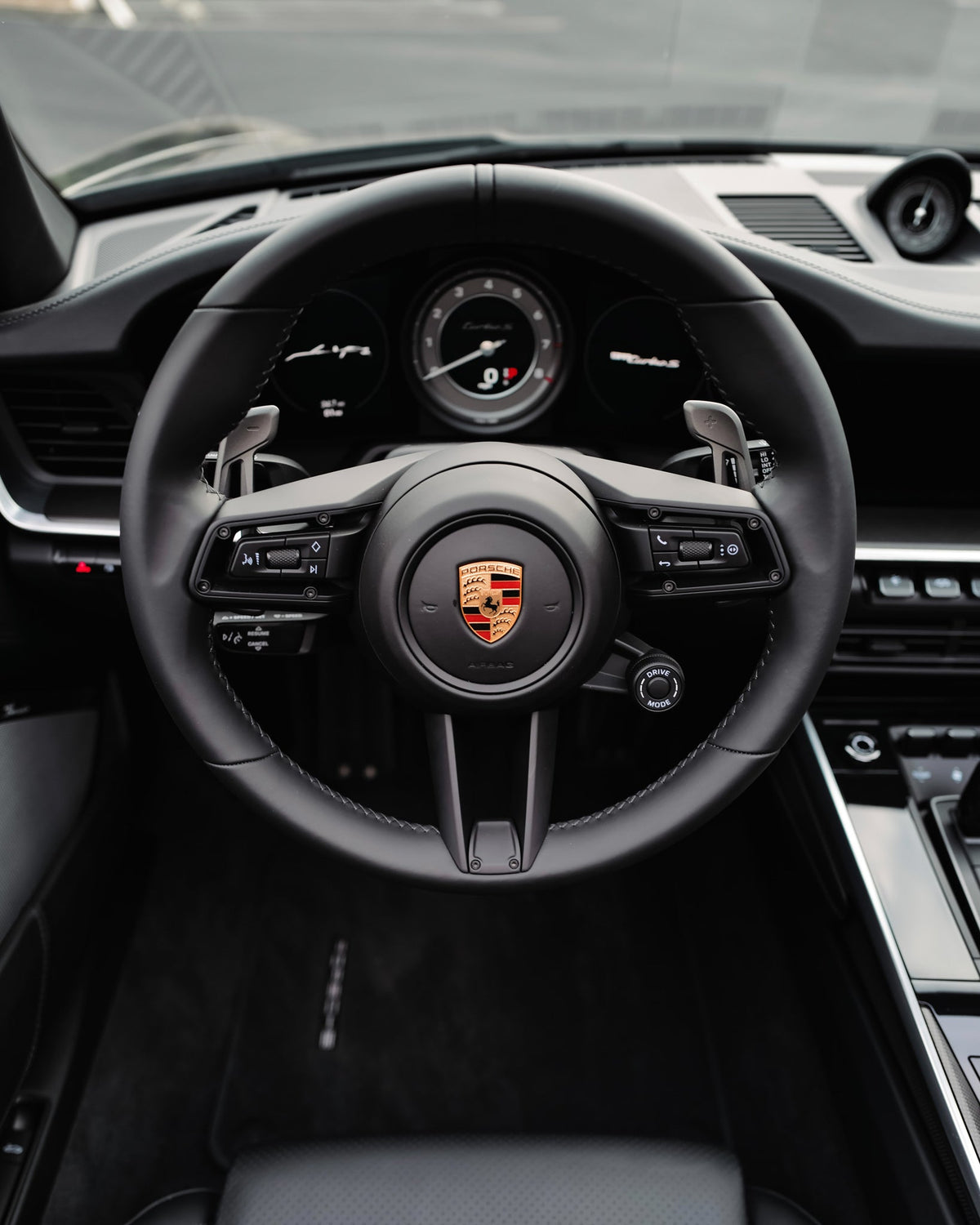 Porsche - GT3 RS Weissach Package Style Aluminum Paddles For JQ Werks Madtrace® Clubsport Magnetic Paddle Shifters