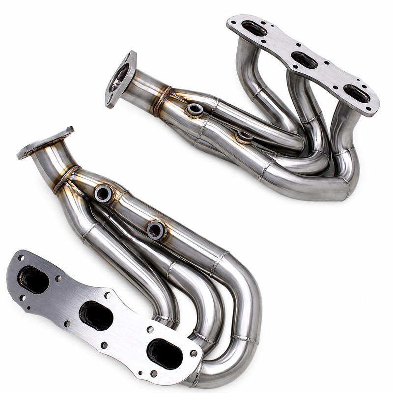 Stainless Steel Long Tube Headers for Porsche 981 Cayman Boxster